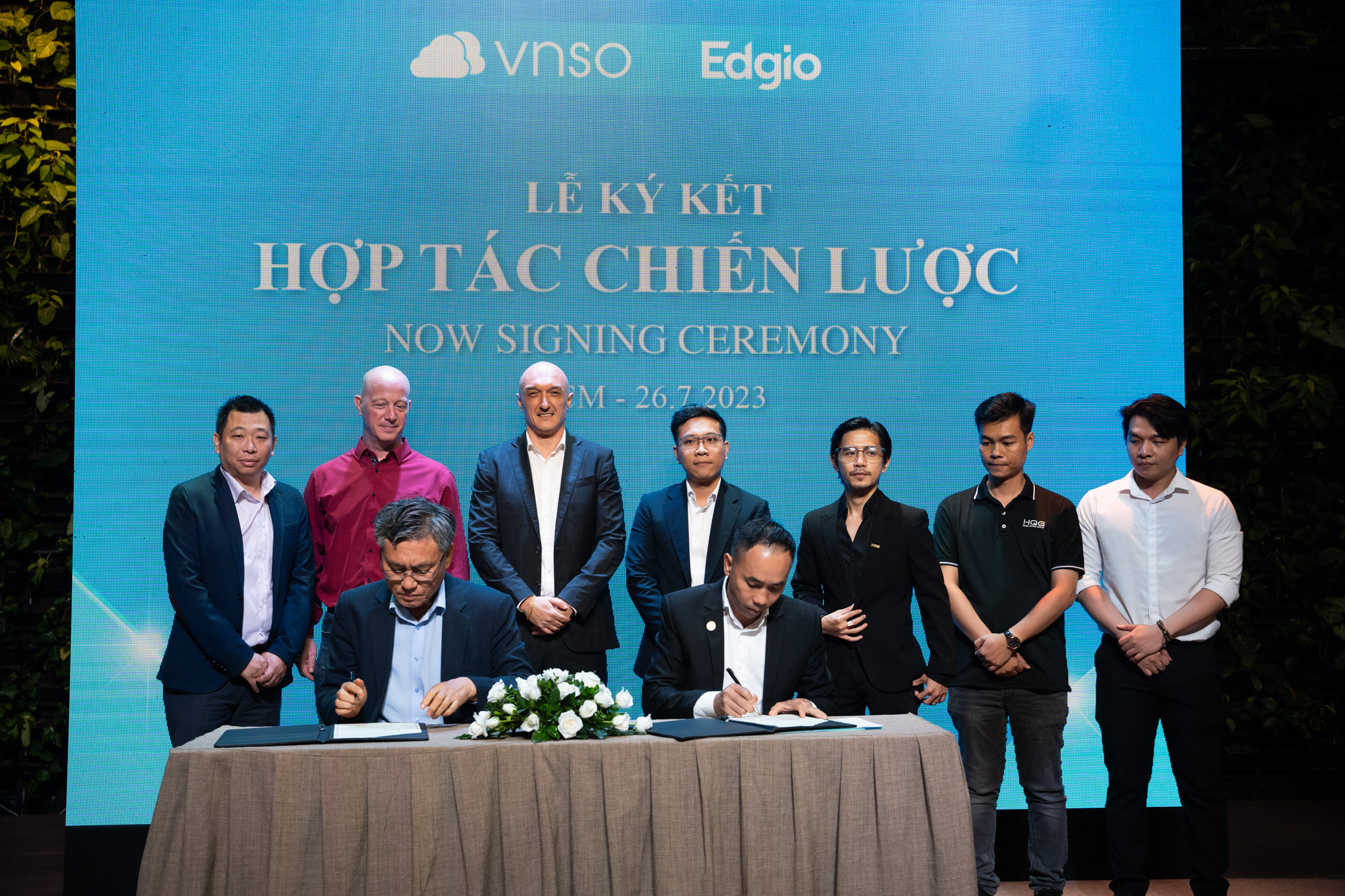 Lễ ký kết hợp tác nhà phân phối độc quyền giải pháp CDN & Cloud Security VNSO-EDGIO