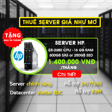 Thuê Server HP Tặng Server HP