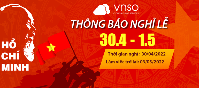 Thông báo nghỉ lễ Giải phóng miền Nam 30/4 và Quốc tế lao động 01/5 |  thangrutnhom.com
