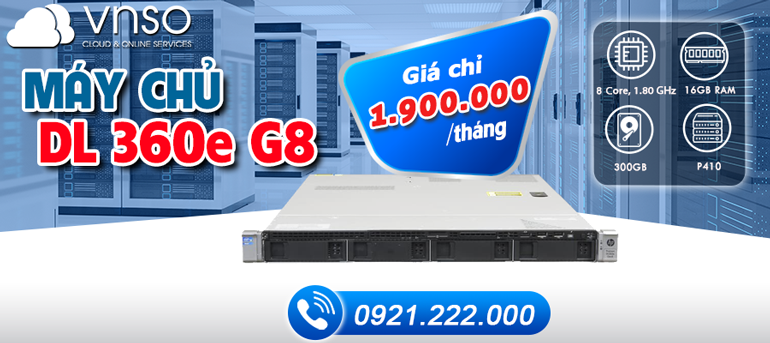 Chương trình “Mỗi Tuần 1 Server” – ProLiant DL360e G8