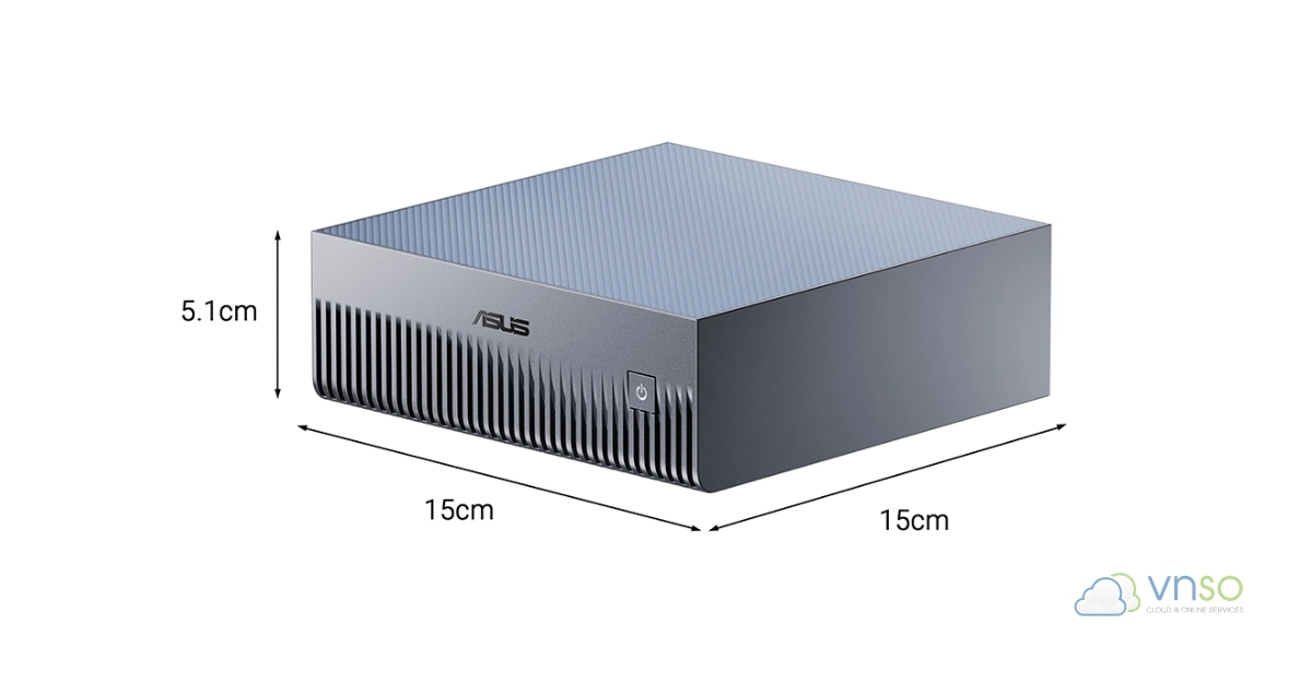 Kích thước siêu nhỏ gọn 15x15x5.1cm