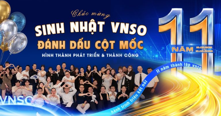 Chúc mừng kỷ niệm 11 năm thành lập VNSO 18052026