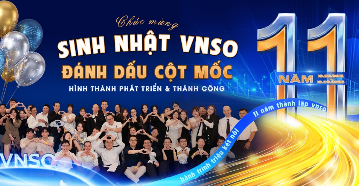 Chúc mừng kỷ niệm 11 năm thành lập VNSO 18052026