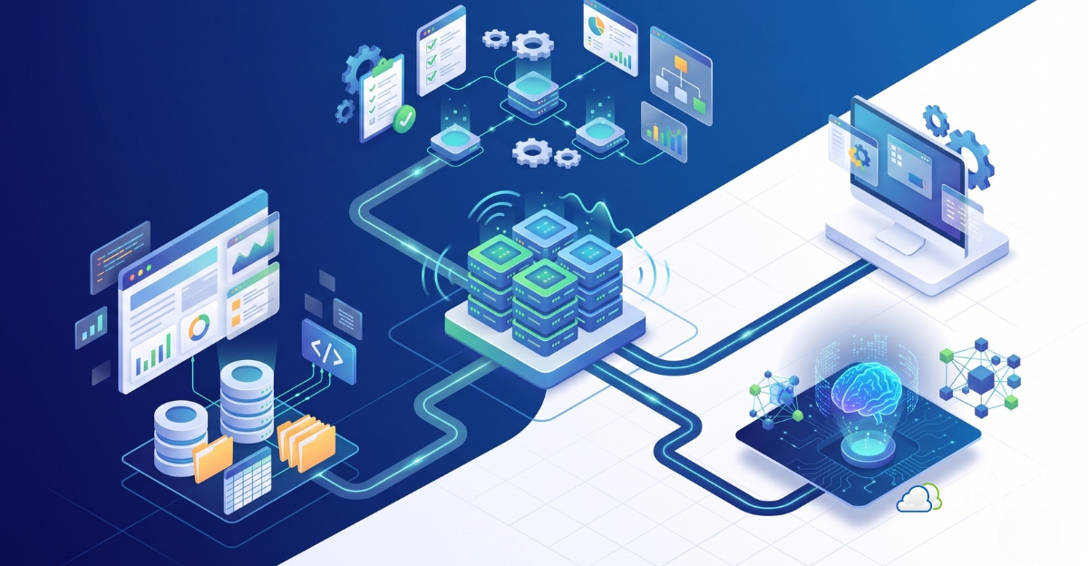 Minh họa cách lựa chọn VPS theo nhu cầu vận hành website, cơ sở dữ liệu và ứng dụng.