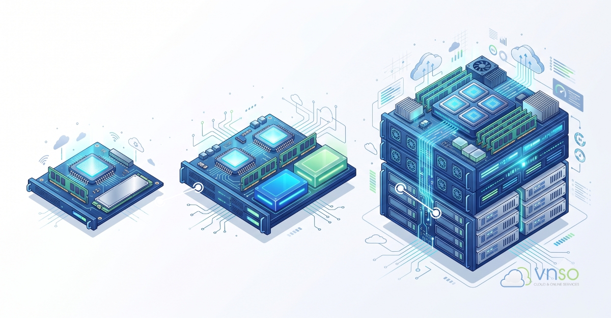 Kiểm tra CPU, RAM và dung lượng lưu trữ để đánh giá cấu hình Cloud VPS.